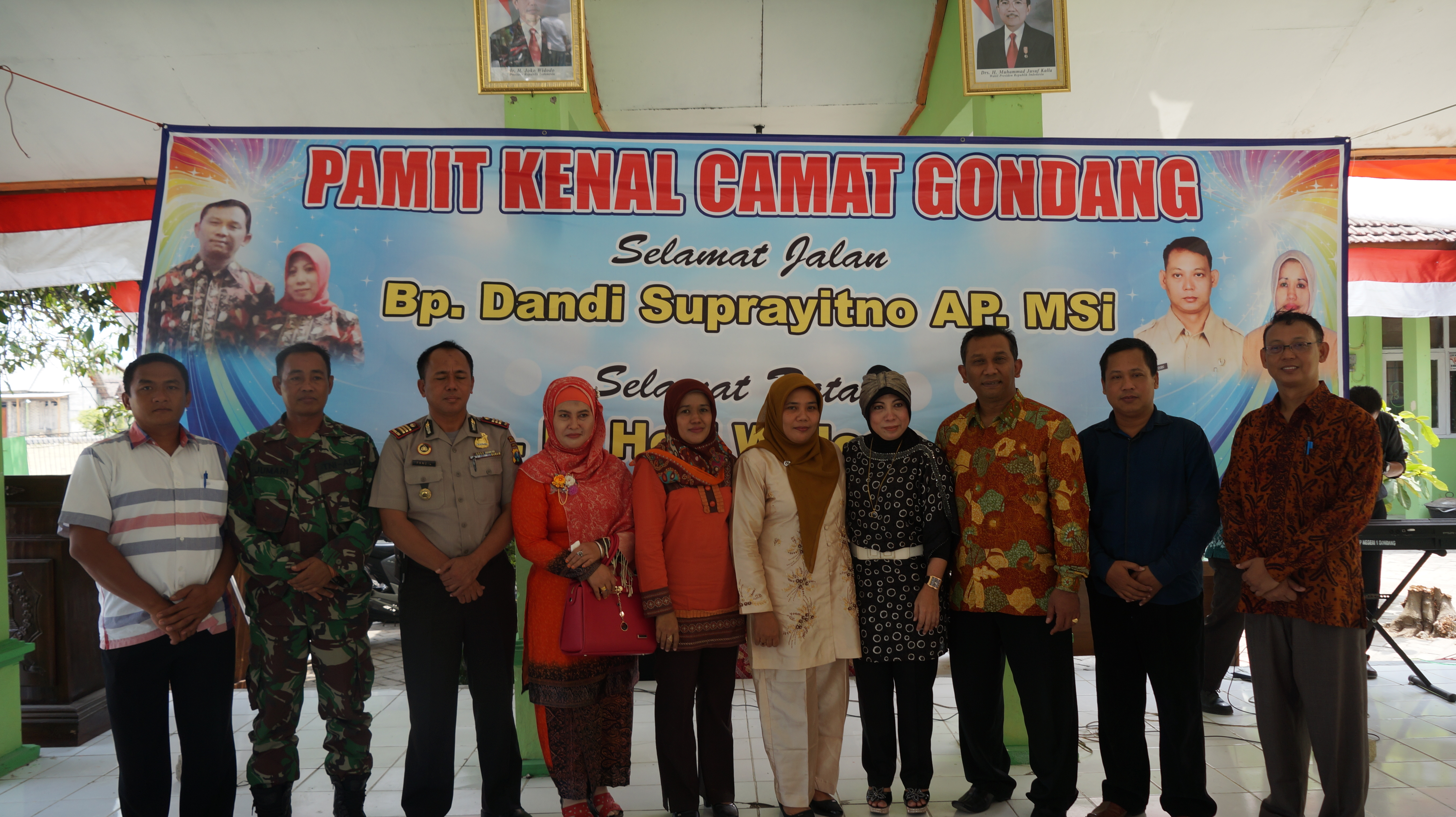 Pamit Kenal Camat Gondang 2015