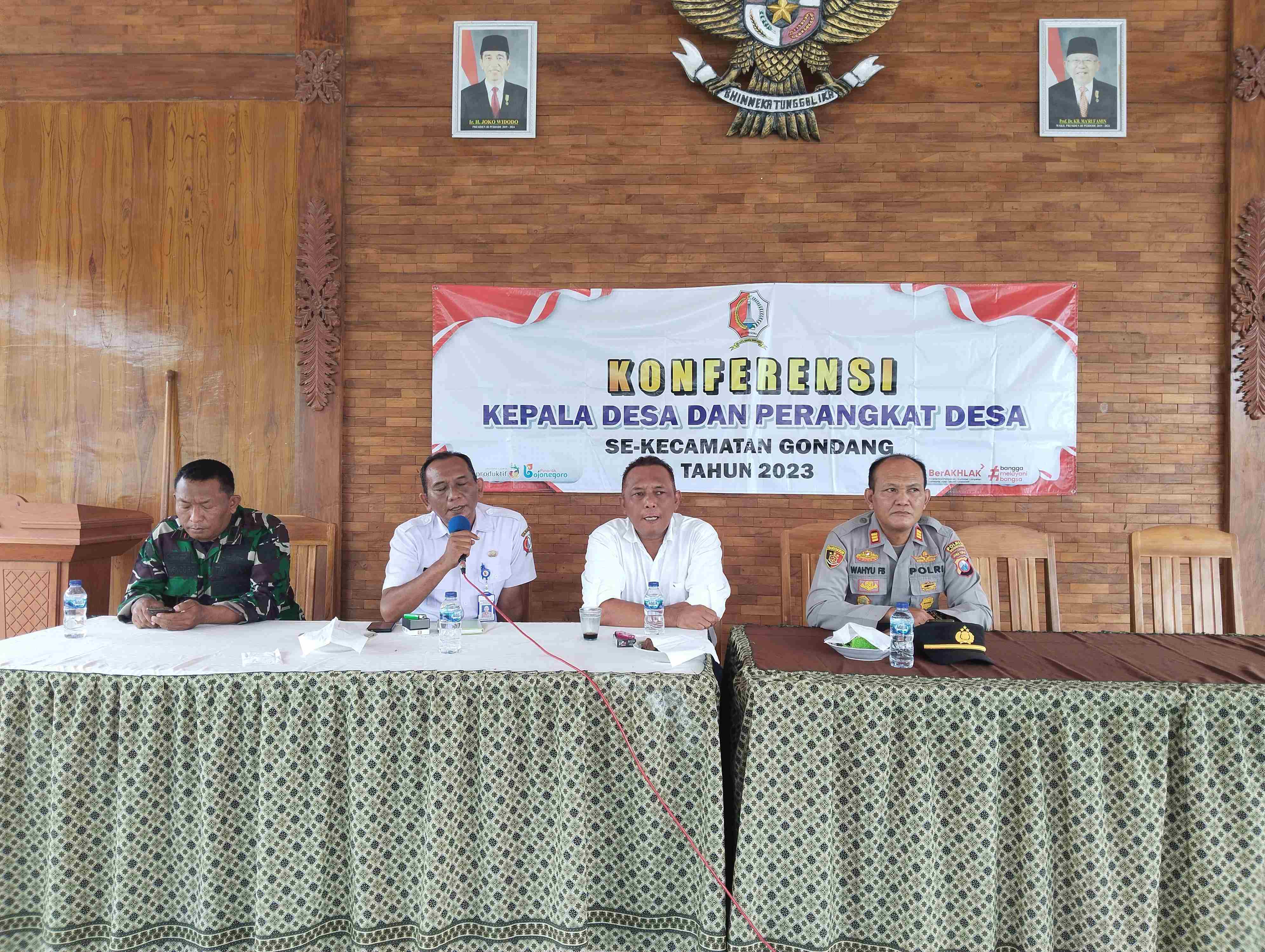 KONFERENSI KEPALA DESA SE KECAMATAN GONDANG BULAN NOPEMBER 2023