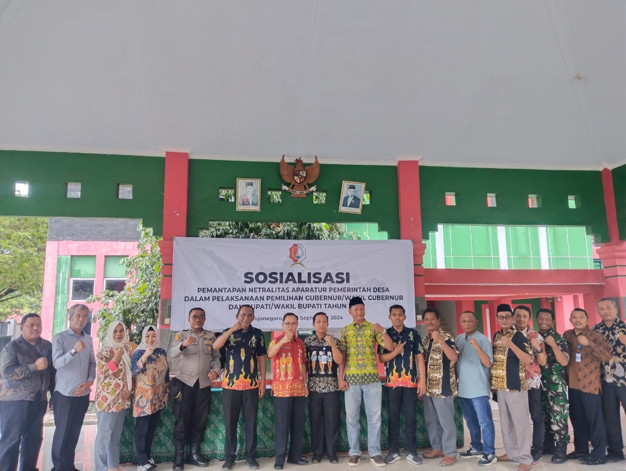 IKRAR NETRALITAS ASN DAN PERANGKAT DESA ASN KECAMATAN GONDANG DALAM PEMILU 2024