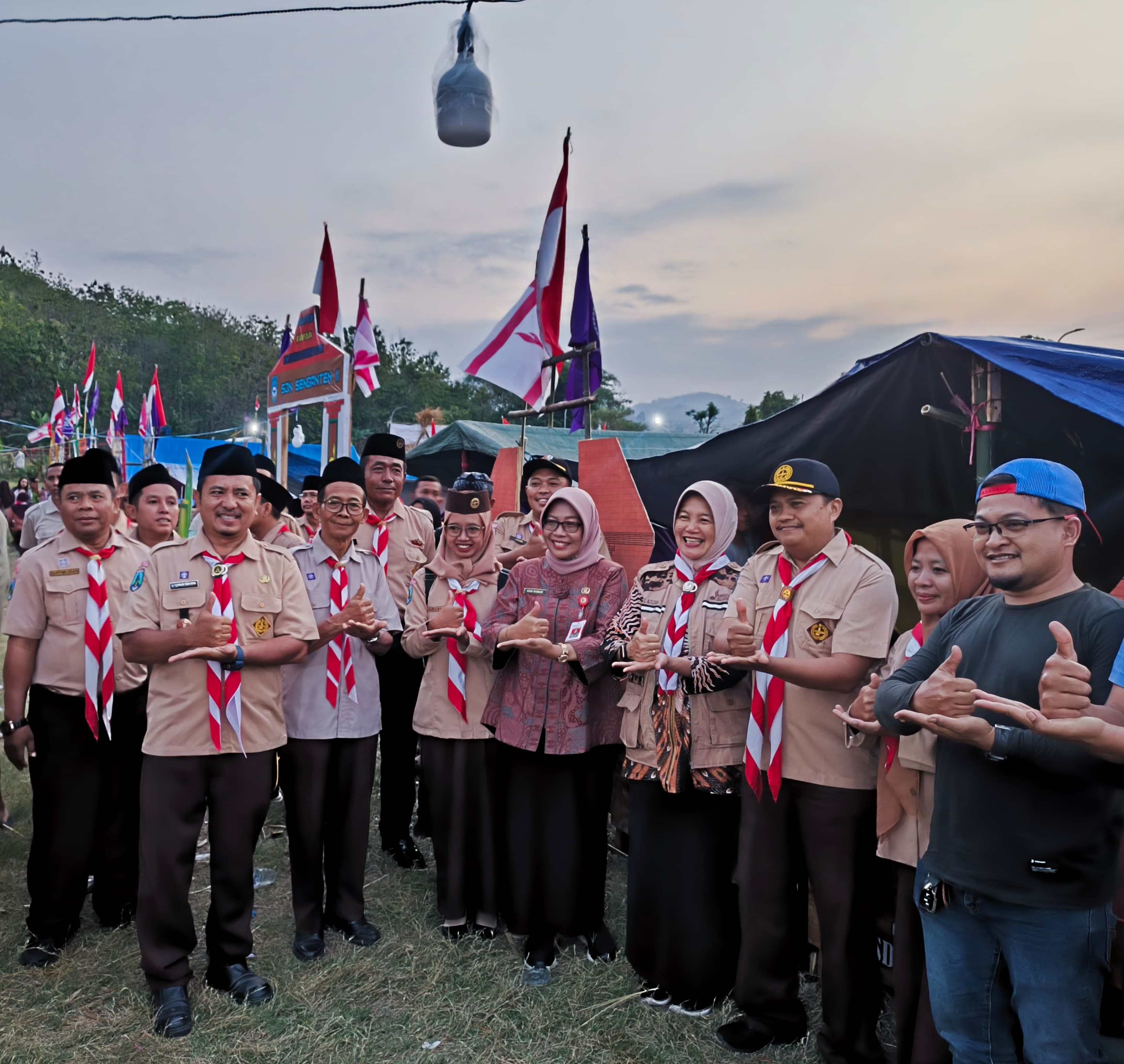 Pembukaan Jambore Tahun 2025 di Kecamatan Gondang