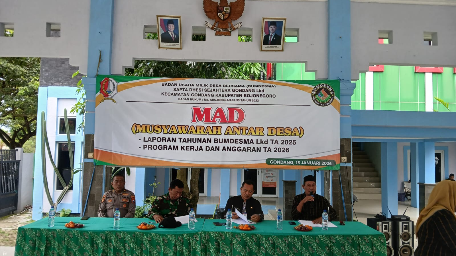 Musyawarah Antar Desa (MAD) penyampaian laporan tahunan BUMDesma LKD Tahun Anggaran 2025